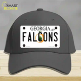 Falcons Georgia State Novelty License Plate Hat Cotton / Charcoal