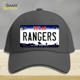 Rangers Texas State Novelty License Plate Hat Cotton / Charcoal