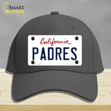 Padres California State Novelty License Plate Hat Cotton / Charcoal