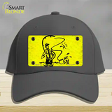 Fly Fishing Novelty License Plate Hat Cotton / Charcoal