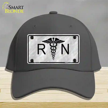 RN Novelty License Plate Hat Cotton / Charcoal