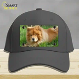 Chow Chow Dog Novelty License Plate Hat Cotton / Charcoal