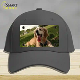 Cocker Spaniel Dog Novelty License Plate Hat Cotton / Charcoal