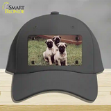 Pug Dog Novelty License Plate Hat Cotton / Charcoal