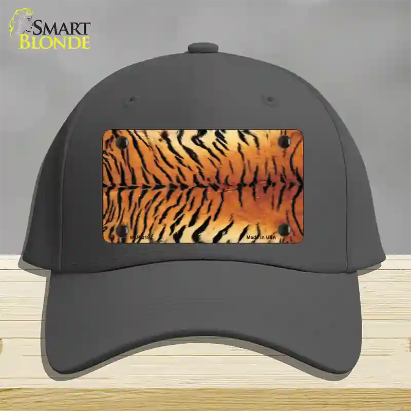 Tiger Pattern Novelty License Plate Hat Cotton / Charcoal