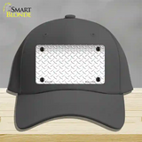 Diamond White Novelty License Plate Hat Cotton / Charcoal