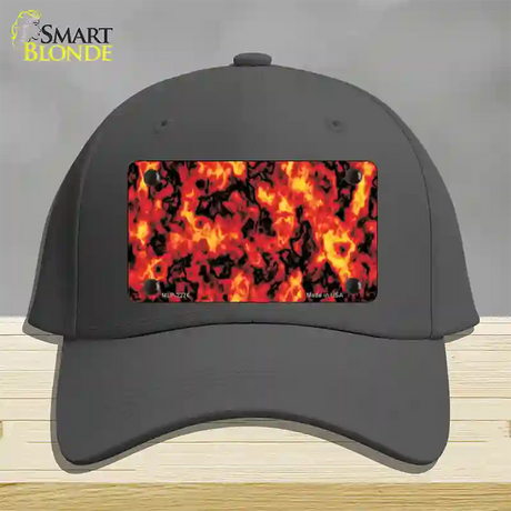 Fire Explosion Novelty License Plate Hat Cotton / Charcoal