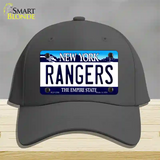 Rangers New York State Novelty License Plate Hat Cotton / Charcoal