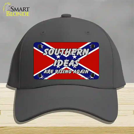 Southern Ideas Risin Again Novelty License Plate Hat Cotton / Charcoal