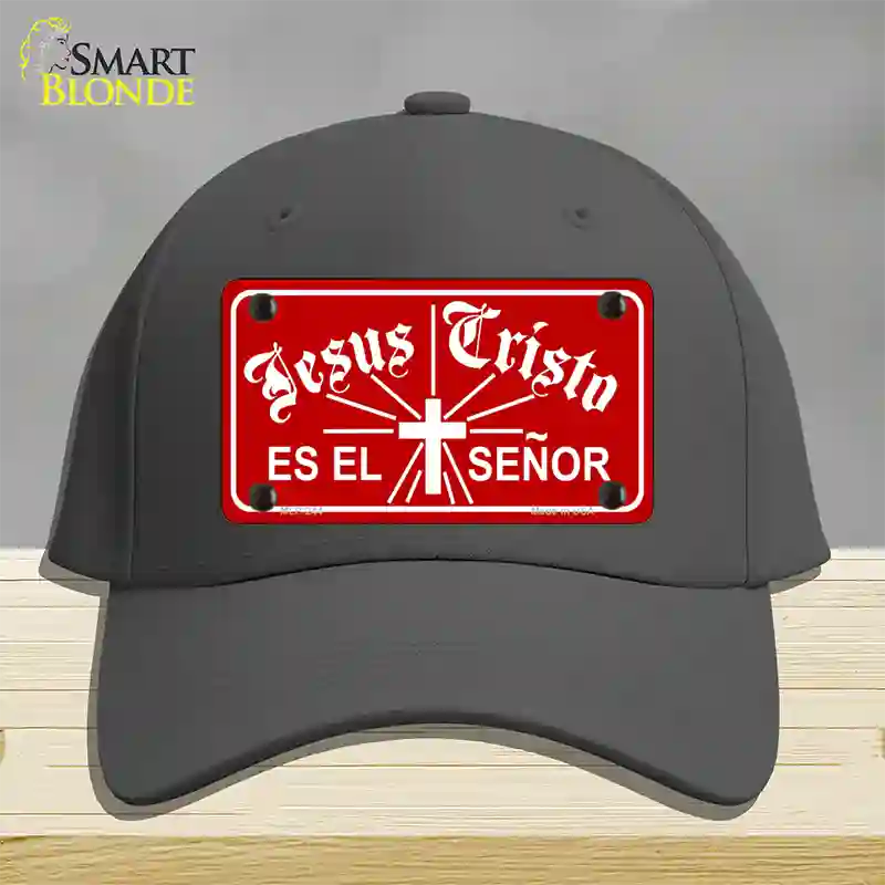 Jesus Cristo Novelty License Plate Hat Cotton / Charcoal