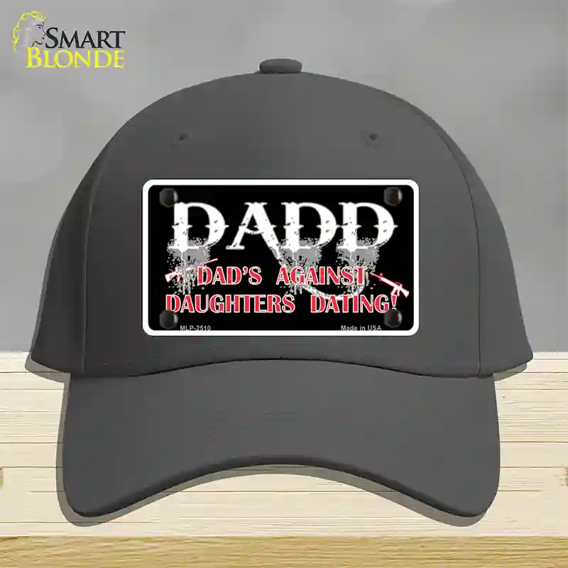 Dads Against Daughters Dating Novelty License Plate Hat Cotton / Charcoal