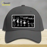 The Schit Family Novelty License Plate Hat Cotton / Charcoal