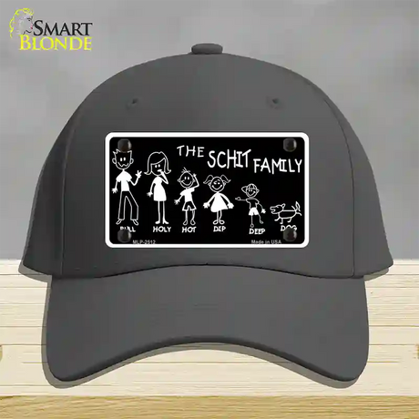 The Schit Family Novelty License Plate Hat Cotton / Charcoal