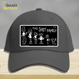 The Shit Family Novelty License Plate Hat Cotton / Charcoal