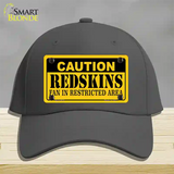 Caution Redskins Novelty License Plate Hat Cotton / Charcoal