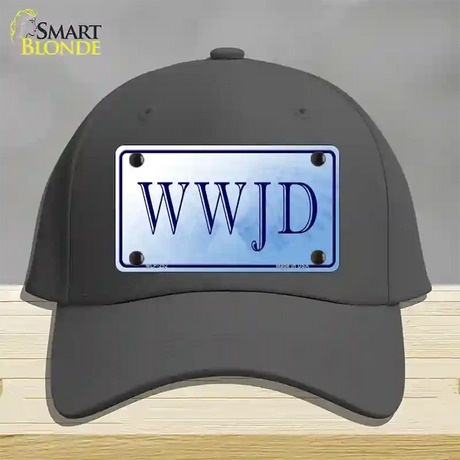 WWJD Novelty License Plate Hat Cotton / Charcoal