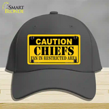 Caution Chiefs Novelty License Plate Hat Cotton / Charcoal