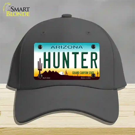 Hunter Arizona Novelty License Plate Hat Cotton / Charcoal