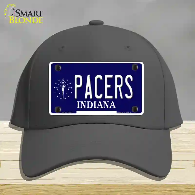 Pacers Indiana State Novelty License Plate Hat Cotton / Charcoal