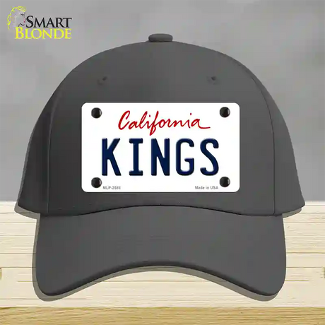 Kings California Novelty License Plate Hat Cotton / Charcoal