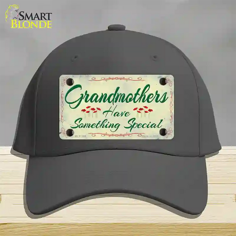 Grandmothers Something Special Novelty License Plate Hat Cotton / Charcoal