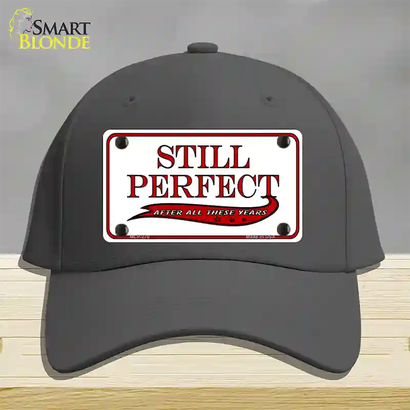 Still Perfect Novelty License Plate Hat Cotton / Charcoal