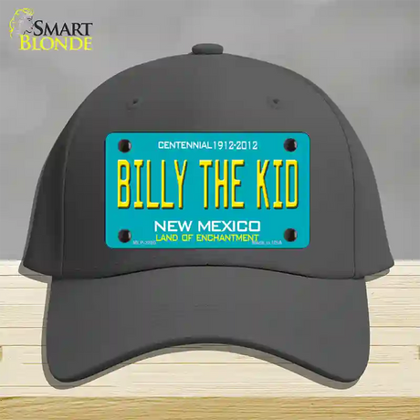 Billy The Kid New Mexico Teal Novelty License Plate Hat Cotton / Charcoal