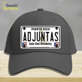 Adjuntas Novelty License Plate Hat Cotton / Charcoal