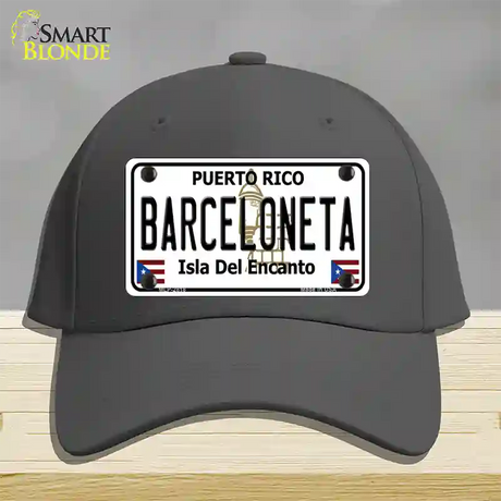 Barceloneta Novelty License Plate Hat Cotton / Charcoal