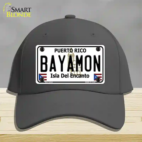 Bayamon Novelty License Plate Hat Cotton / Charcoal