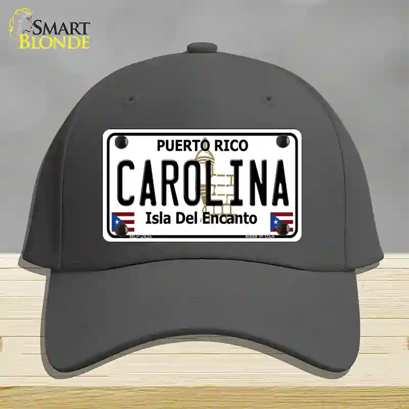 Carolina Novelty License Plate Hat Cotton / Charcoal