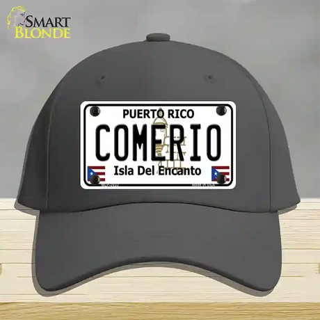 Comerio Novelty License Plate Hat Cotton / Charcoal