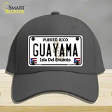 Guayama Puerto Rico Novelty License Plate Hat Cotton / Charcoal