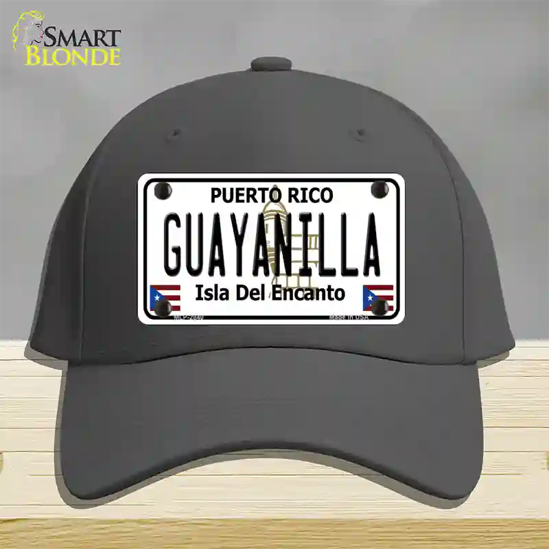 Guayanilla Puerto Rico Novelty License Plate Hat Cotton / Charcoal