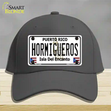 Hormiguesros Puerto Rico Novelty License Plate Hat Cotton / Charcoal