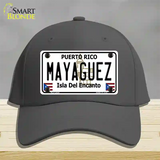 Mayaguez Puerto Rico Novelty License Plate Hat Cotton / Charcoal