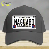 Naguabo Puerto Rico Novelty License Plate Hat Cotton / Charcoal