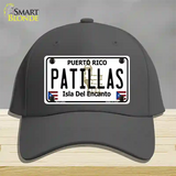 Patillas Puerto Rico Novelty License Plate Hat Cotton / Charcoal