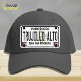 Trujillo Alto Puerto Rico Novelty License Plate Hat Cotton / Charcoal