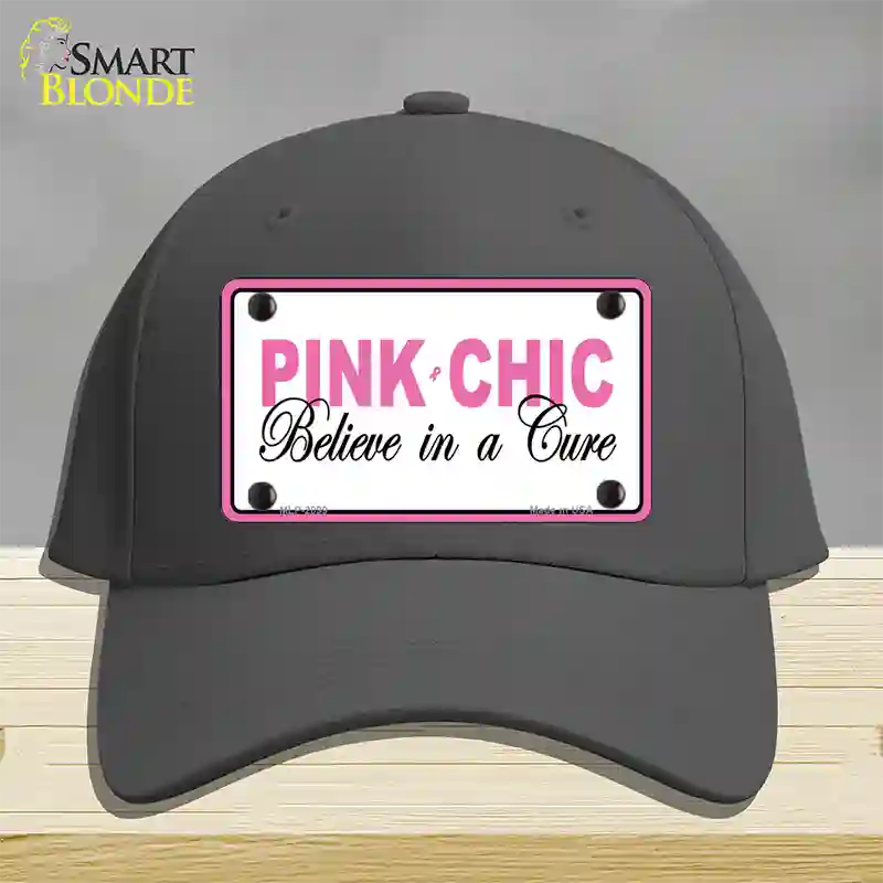 Pink Chic Novelty License Plate Hat Cotton / Charcoal