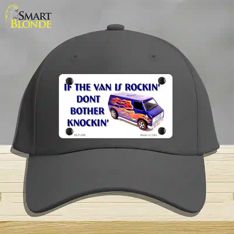 If Vans Rockin Novelty License Plate Hat Cotton / Charcoal