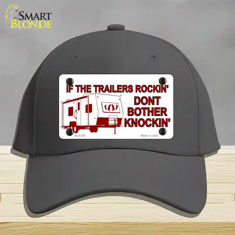 If Trailers Rockin Novelty License Plate Hat Cotton / Charcoal