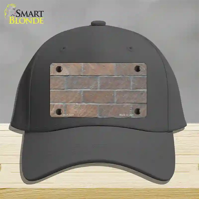 Brick Wall Novelty License Plate Hat Cotton / Charcoal