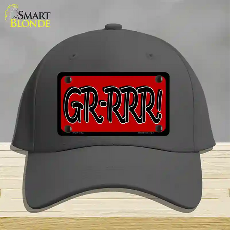 GR-RRR Novelty License Plate Hat Cotton / Charcoal