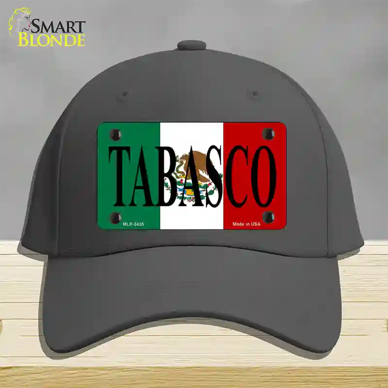 Tabasco Novelty License Plate Hat Cotton / Charcoal