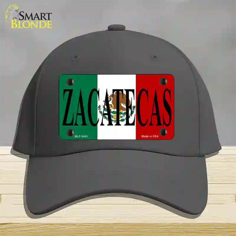 Zacatecas Novelty License Plate Hat Cotton / Charcoal