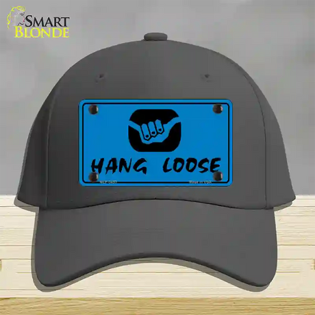 Hang Loose Novelty License Plate Hat Cotton / Charcoal