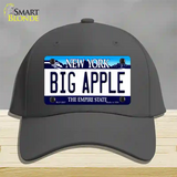 Big Apple New York Novelty License Plate Hat Cotton / Charcoal