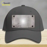 Gray White Fade Scratched Novelty License Plate Hat Cotton / Charcoal