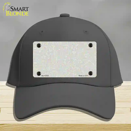 Fish Scale Novelty License Plate Hat Cotton / Charcoal